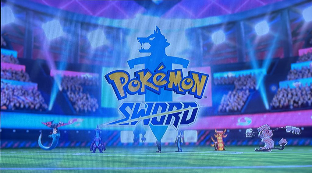 Tittle screen from Pokemon Sword